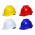 锐麻 V型PE安全帽 工地施工建筑工厂领导头盔 V型国标【12】黄色 