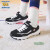 Skechers斯凯奇男女童运动鞋老爹鞋复古潮款儿童鞋舒适黑白熊猫鞋8701646L 荔枝冰咖 38码