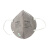3M 9021 折叠耳带式防护口罩（环保包装）灰色耐脏型 防颗粒物 口罩 50个/盒 1盒 灰色 均码