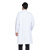 劳博士 TZ012 白大褂 工作服学校化学实验室服护士服药店食品厂工装白色 女M纽扣袖