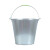 稳斯坦 圆形白皮铁桶 15L 镀锌桶 清洁加厚手提水桶 WL-008
