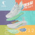 乔丹QIAODAN风行12代女鞋巭pro回弹科技跑步鞋 透气网面减震运动鞋女 乔丹白/氢粉色 38.5