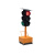 江西道路升降式移动太阳能交通信号红绿灯警示黄闪倒计时箭头灯 倒计时两灯