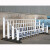 山头林村道路护栏隔离栏城市护栏人车分离护栏防撞护栏锌钢护栏京式护栏 薄款0.6米高x3米长/套