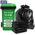 浦镕黑色垃圾袋120*140cm加厚环卫废物袋物业垃圾桶袋50个装PA039