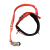 康安6006一点式电信围杆作业安全带 电工工地施工消防爬杆高空作业腰带 红色 定制