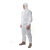 3M 4515白色带帽连体防护服 防尘化学农药喷漆实验室防护服-M码