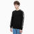 卡尔文克雷恩/Calvin Klein男士秋冬新款休闲字母印花长袖套头卫衣 099 Black 黑色 S