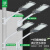 上海亚字牌LED路灯头户外防水220V超亮小区新农村电线杆挑臂道路 1米挑臂吸墙直杆 送螺丝