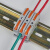 KV121导轨快速接线端子排 电线连接器UK2.5b插拔对接组合轨道端子 嘉博森 灰色10只装(KV121端子)