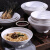 日式大碗汤碗面碗商用麻辣烫碗味千拉面碗塑料牛肉面馆专用碗 天蓝色 8寸落樱J-8