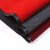 科力邦（Kelibang） 条纹复合地毯 可裁剪双条纹PVC复合防滑地垫 酒店地垫走廊防滑地毯1.2*5m KB1211酒红色