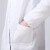 者也 白大褂长袖服男女药店护士服食品卫生工厂服白大衣化学生实验工作服 经典薄款 XL码