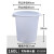 适用于大桶水桶特大装塑料肥料发酵工业用加厚耐钢化牛筋高温熟胶 H20-白色带盖160型装水约112斤