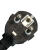欧标VDE电源线铜0.75/1/1.5/2.5平方1.8米3米欧规电源线插头线 黑色 剥皮镀锡  3x075平方 5m