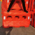 定制滚塑三孔水马注水围挡市政移动护栏吹塑防撞桶隔离墩工程施工 款红色1300*700mm