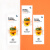 韩国 春雨(papa recipe)橙色果蔬面膜 补水提亮面膜 高度贴合敏感肌可用 10片/盒