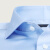 十米布（SHIMIBUman） 商务丝光棉衬衫男长袖2023新款秋季韩版修身男士全棉休闲衬衣 浅蓝 40