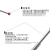 比微 三坐标测针三次元探针碳化钨测杆螺纹M2红宝石球头测针 BV-1345(M2*0.5*20) 