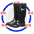 盾守 雨靴四季劳保橡胶雨鞋防水鞋 802单色高筒雨鞋 39码 单位：双