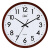 康巴丝（Compas）挂钟客厅钟表简约创意石英钟卧室现代田园时钟欧式挂表 C2891咖木