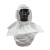 3M S-707-10内衬式单头罩（S757配件）防化学品 有机橡胶 披肩式头罩 1个 白色 均码