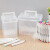 手提马克笔收纳盒学生画笔收纳底座文具专用透明通用塑料盒水彩笔 40孔底座
