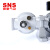 SNS神驰气动气源处理器可调油水过滤器自动排水分离器调压阀SFC200二联件减压阀SFC200