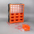 桌面饰品收纳盒螺丝零件物料工具盒抽屉式配件柜壁挂式电子元件盒 粉红色 39抽手机维修橙色