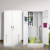 豫震虎 清洁柜卫生工具扫把拖把保洁柜杂物收纳柜卫生柜 双门高1.8宽0.9白色ZA861