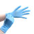 尚和手套（SHOWA）一次性丁腈手套无粉防滑麻指加厚防水耐油实验检查 蓝色886/S/100只