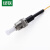 绿联（UGREEN）电信级光纤光缆 ST接口单模单芯尾纤 成品网络连接线 NW242 1米/根