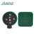 JIMDZ 三相四线插头插座 工业橡胶  摔不烂工业防水套装 绿色 25A扁脚插头