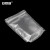 安赛瑞 磨砂透明自立袋 自封夹链包装袋干货果茶叶储存运输密封袋15×22+4cm 50个 2A00590
