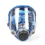 思创 STRONG ST-M80-1硅胶大视野防毒面具喷漆防苯甲醛农药硅胶防毒面具（不含滤盒）1个 蓝色 均码