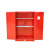 DENIOS 钢制安全柜 防腐蚀防泄漏 用于存储可燃性液体 红色 1台 货号599020  货期15-20天左右