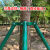 罗德力 金属支撑架固定器 镀锌钢管绿色树木防风 50管*厚度1.2mm长2m三角+抱箍
