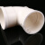 博雷奇白色PVC排水带口弯头 90度PVC排水带口弯头 PVC排水弯管件 50中标