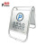 普舍（PUTSCHE）不锈钢停车牌 一体加重款（小心地滑）禁止停车警示牌告示标志牌 停车桩