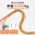 SHANDUAO 安全绳 连接绳 牛尾绳 挽索 攀岩 速降 保护绳 安全带 AD039黑色（合金钢钩2个）1米
