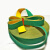黄绿片基带输送带传送带工业皮带平皮带传动带同步皮带糊盒机皮带 片基带厚度2.0mm