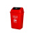 庄太太 【60L墨绿易腐垃圾】杭州福建商用桶带盖摆盖户外环卫垃圾分类垃圾桶垃圾箱