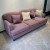 羊毛床垫复古小户型丝绒布艺客厅卧室双人沙发现代简约轻奢民宿三人位沙发羊毛床垫 紫色紫鸳色(乳胶款) 单人