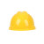 朗莱斯特 安全帽 玻璃钢/ABS 工地建筑 防砸抗冲击 V形黄色 升级款