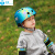 米高轮滑运动头盔儿童护具多功能运动防护头盔沙巴系列 K9塑钢头盔哑光蓝色 M/L码 7-15岁（适合头围54-60cm）