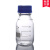 Duran杜兰 schott肖特瓶螺口蓝盖瓶透明透明丝口蓝盖试剂瓶25 50 100 250 500 250ml德国肖特瓶