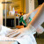 爱马斯丁腈手套耐用型无粉一次性橡胶乳胶检查手套工业实验清洁盒装PVC手套 乳白色加厚型乳胶100只XLFRT S码-小号-42100