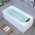 摩恩阳光浴缸家用独立式小户型亚克力网红恒温加热卫生间成人泡澡浴池盆 空缸（下单备注左右裙） 1.2M-1.4M可选