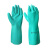 安思尔/Ansell 37-873 耐磨耐酸耐油工业手套 丁腈橡胶清洁手套 绿色 9码 12付/打 企业专享