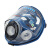 思创 STRONG  ST-M80-2 硅胶大视野防毒面具（不含滤盒）防毒面具防有机气体 酸性气体1个 蓝色 均码